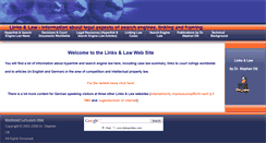 Desktop Screenshot of linksandlaw.com