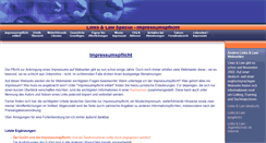 Desktop Screenshot of linksandlaw.info